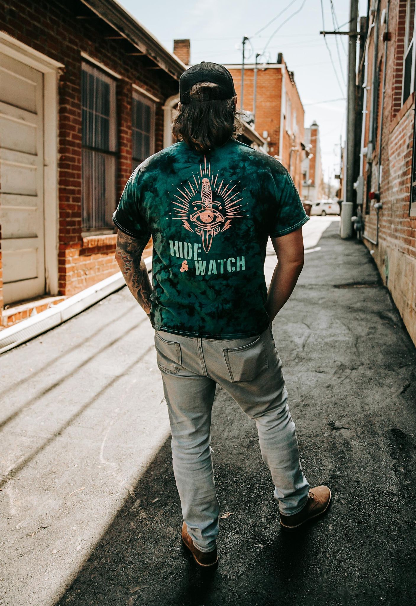 Tie Dye Hide & Watch - Short Sleeve Shirt