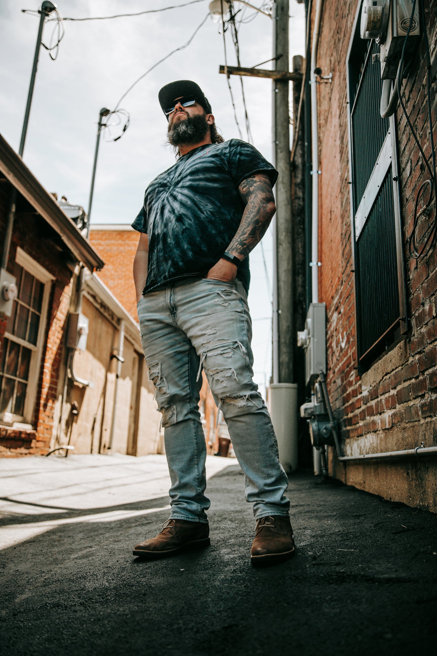 Tie Dye Relentless Hustle - Short Sleeve Shirt