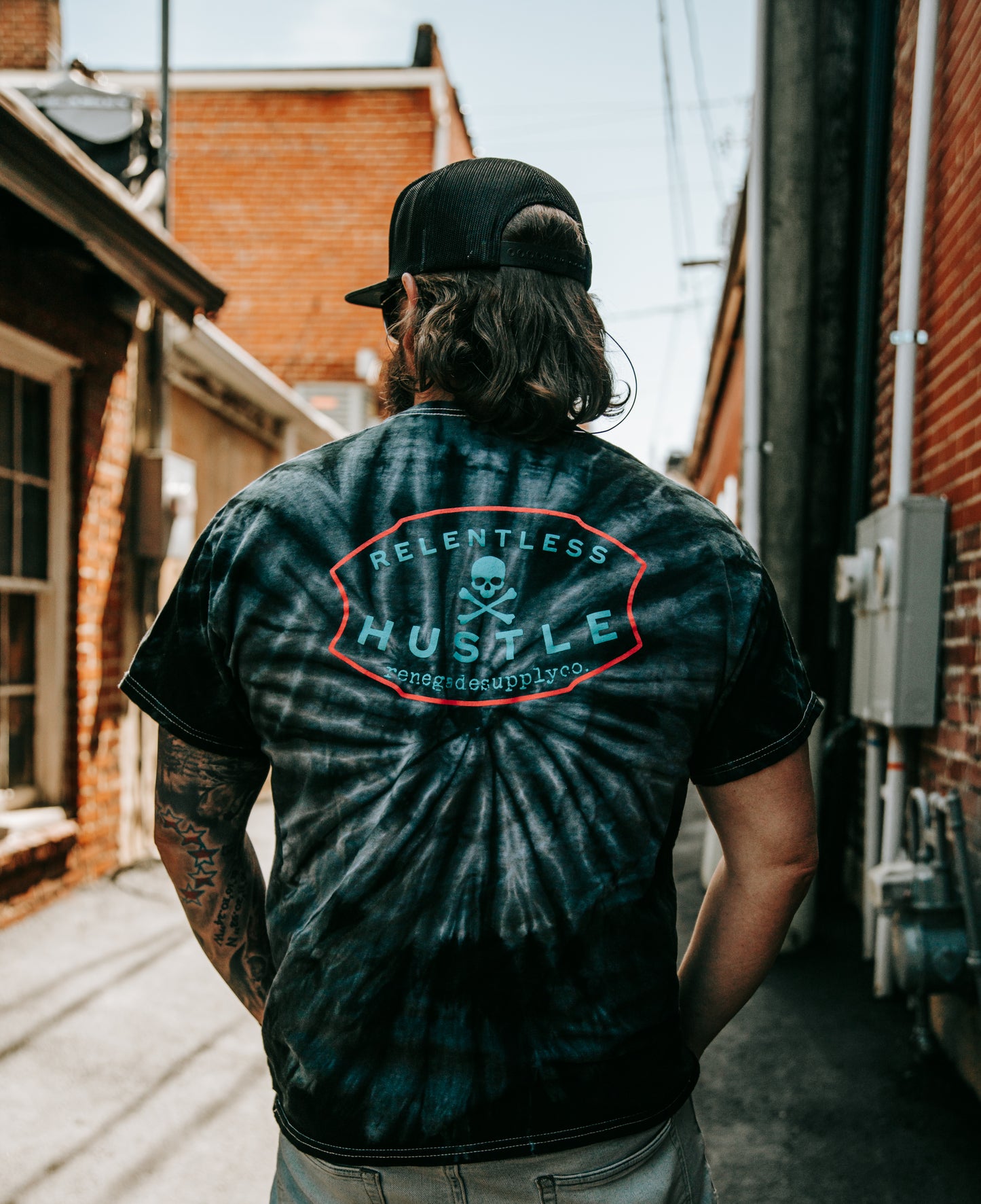 Tie Dye Relentless Hustle - Short Sleeve Shirt