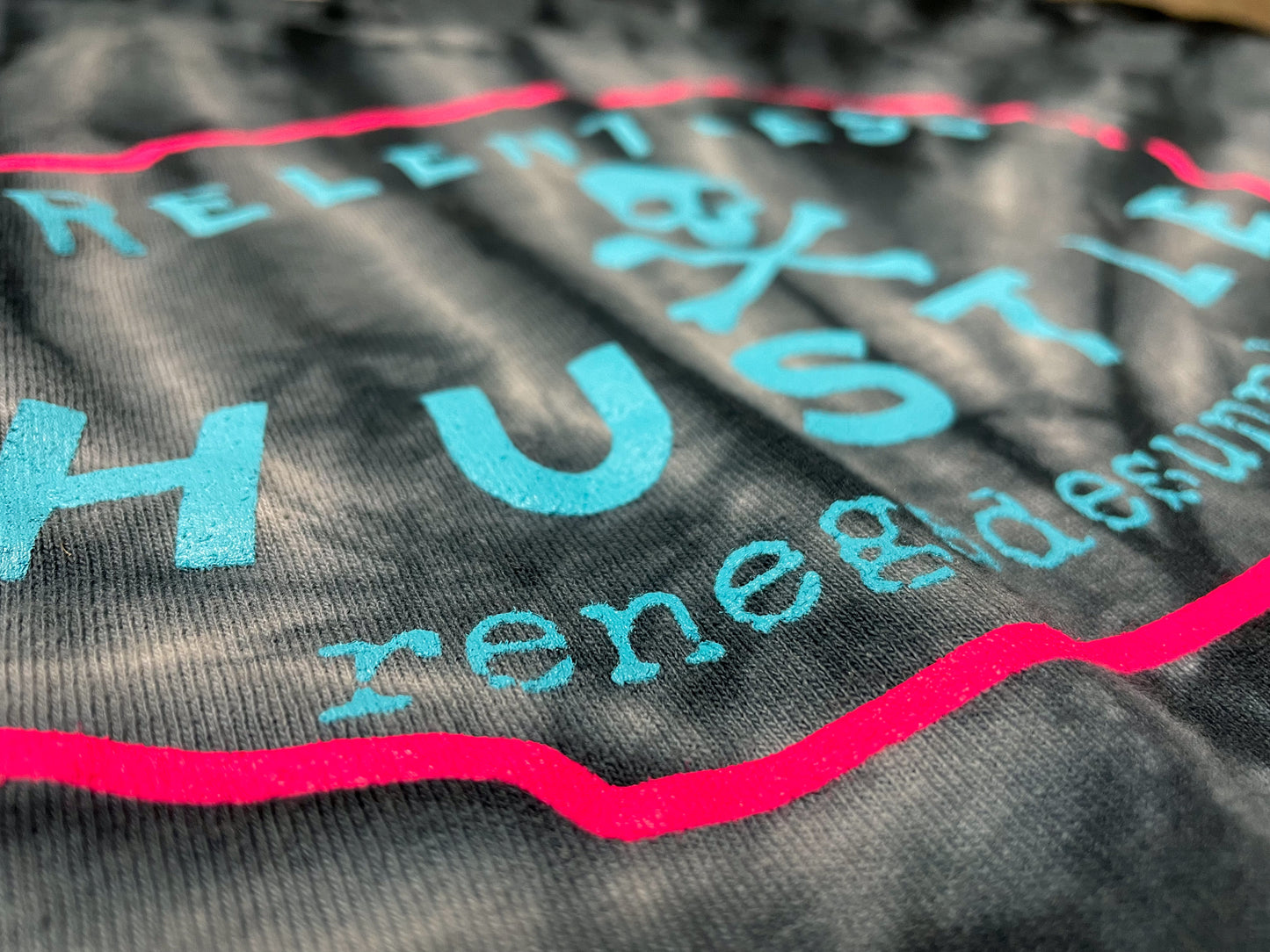 Tie Dye Relentless Hustle - Short Sleeve Shirt