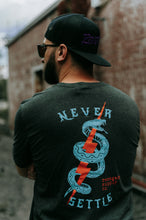 Load image into Gallery viewer, Never Settle Short Sleeve NEW COLORWAY
